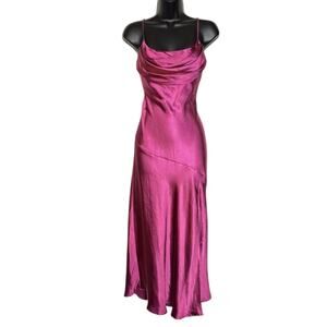 HELLO MOLLY FORMAL DRESS 90s Y2K STYLE COWL NECK SEXY GLAM PROM HOMECOMING SZ 6